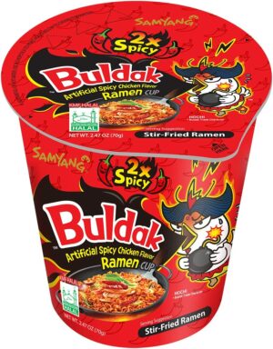 Samyang 2x Spicy Hot Chicken Cups Full Case (70x6)